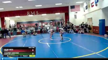 145 lbs Champ. Round 3 - Siler Hess, Dubois vs Cooper Sanchez, Burns/Pine Bluffs