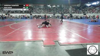 128 lbs Consi Of 16 #2 - Christian Thompson, Yukon vs Jack Lucas, Sapulpa Jr High