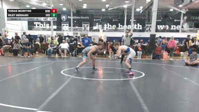 134 lbs Semifinal - Tobias Mcintyre, BKWC - HSC vs Riley Bernash, Upstate Uprising Reborn - HSC