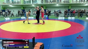 60kg Cons. Round 2 - Teo Sergnese, Matmen WC vs Dominic Wendt, Miri Piri WC