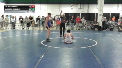 132 lbs Consi Of 64 #2 - Luca Schinelli, VA vs Jackson Swingle, WV