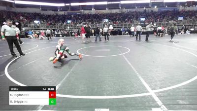 85 lbs Quarterfinal - Cason Rigdon, Piedmont vs Reed Briggs, East Kansas Eagles