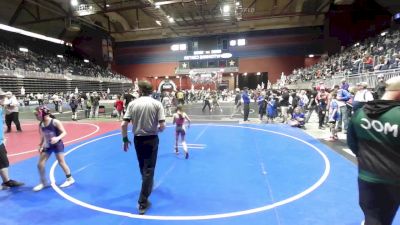 80 lbs Consi Of 8 #2 - Layla Flowers, Wrecking Crew vs Jalissa Evans, Widefield WC