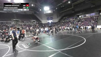 53 lbs 5th Place Match - Jameson Hitchcock, Top Notch Wrestling Club vs Josiah Guagliardo, Steel City Reloaded Wrestling Club