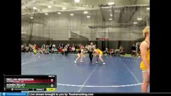 160 lbs Round 2 (6 Team) - Declan Henderson, Wyoming Gold vs Kohen Rilley, Montana Silver