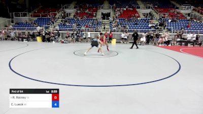 190 lbs Rnd Of 64 - Ryan Rainey, TX vs Carter Lueck, WI