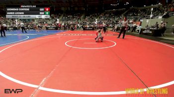55 lbs Consi Of 16 #2 - Leonidas Cortese, Cory Clark Wrestling vs James Loomis, Brawler Elite
