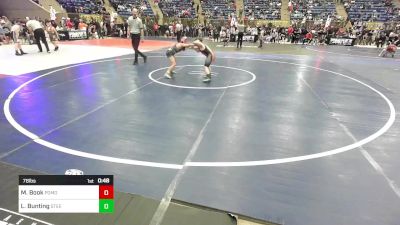 78 lbs Semifinal - Melissa Book, Pomona Elite vs Liam Bunting, Steel City Reloaded