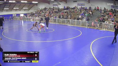 127 lbs Round 5 - Rubi Texeira, SOUTH MEDFORD MAT CLUB vs Yasmin Pastrana Nino, HotShots Wrestling