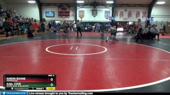 120 lbs Quarterfinal - Aaron Boone, Washington vs Kael Cook, Notre Dame, Burlington