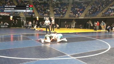 124 lbs Consy 3 - Shae Salerno, Carlisle vs Nathan Cox, Claysburg Kimmel
