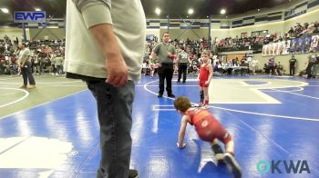 45 lbs Round Of 32 - Kasen Jones, Kingfisher YellowJackets vs Diego Cerda, OKC Saints Wrestling