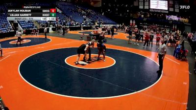 170 lbs Cons. Round 2 - Lillian Garrett, Des Plaines (Maine West) vs Janylah Holman, Cahokia (H.S.)