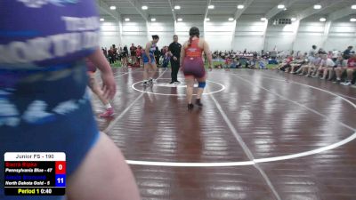 207 lbs Noelani Knott, Pennsylvania Blue vs Cambree Anderson, North Dakota Gold