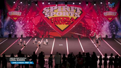 Carolina Coast Athletics - Coral Queens [2025 L1.1 Youth - PREP - D2 Day 1] 2025 Spirit Sports Myrtle Beach Nationals