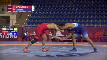 92 kg Quarterfinal - Sanjeet SANJEET, IND vs Kamran GHASEMPOUR, IRI