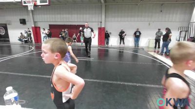 49 lbs Consolation - Kross Kemble, Ponca City Wildcat Wrestling vs Robert Simpson, Tonkawa Takedown Club