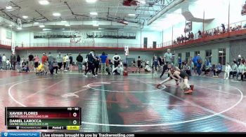 90 lbs Cons. Semi - Xavier Flores, Center Grove Wrestling Club vs Daniel LaRocca, Center Grove Wrestling Club