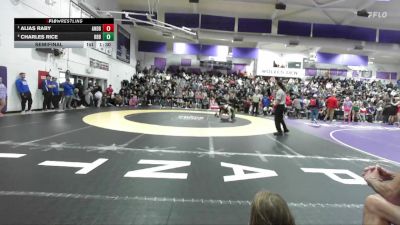 Boys 152 lbs Semifinal - Alias Raby, Anderson Boys vs Charles Rice, Red Bluff Boys