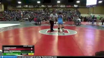 147 lbs Champ. Round 1 - Emma DeCrescentis, Riverdale Ridge vs Camryn Scott, Chatfield