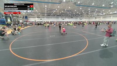 106 lbs Cons. Round 4 - Dylan Phillips, Unattached vs Jaxson Hackett, Lake Gibson Braves