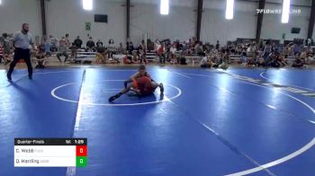 92 lbs Quarterfinal - Camden Webb, Team Tulsa vs Quentin Harding, Team Aggression