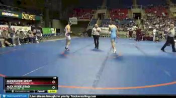 138 lbs Placement Matches (8 Team) - Alex Rogelstad, E2-Valley City vs Alexander Spray, E1-West Fargo Sheyenne