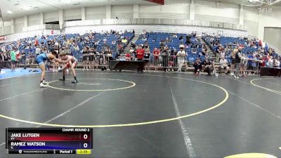 150 lbs Champ. Round 2 - Jake Lutgen, KY vs Ramez Watson, IL