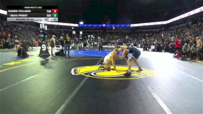 157 lbs Round Of 64 - Damen Vollmer, Temecula Valley (SS) vs Beau Priest, Bakersfield (CS)