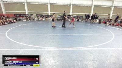 88 lbs Placement Matches (8 Team) - Faris Farah, Illinois vs Nathan Schuman, Pennsylvania