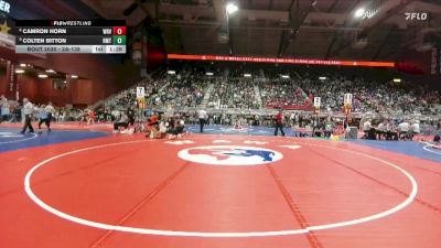 2A-138 lbs Champ. Round 1 - Colten Bitton, Rocky Mountain vs Camron Horn, Wind River