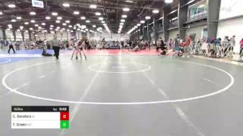 152 lbs Consi Of 8 #2 - Cooper Sanders, IA vs Travis Green, MD