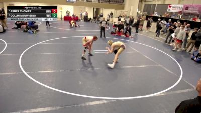 14U - 126 lbs 1st Place Match - Asher Thomas, Lakeville Youth Wrestling Association vs Collin Meuwissen, Waconia Wrestling Club