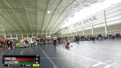 87 lbs Quarters & Wb (16 Team) - Lance Vigil, Colorado Xtreme vs Dylan Stubbs, South Central Utah