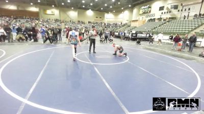 114 lbs Semifinal - Jakob Fair, Carson Valley Wildcats vs Ryder Geyer, Roseburg May Club