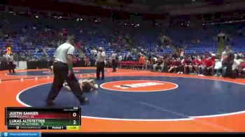 106 lbs Semis & 1st Wrestleback (8 Team) - Lukas Altstetter, Mahomet (M.-Seymour) vs Justin Sanger, Deerfield (H.S.)