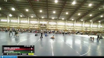 48 lbs Quarterfinal - David Dana, Zion Thunder Wrestling Club vs Drexel Ashworth, Cedar Jr. Wrestling