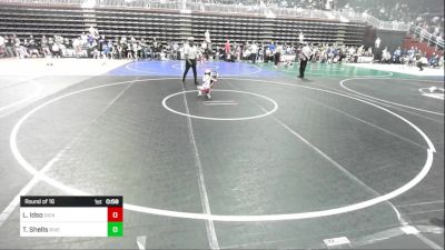 43 lbs Round Of 16 - Lincoln Idso, Dickinson WC vs Titan Shells, Riverton USAW