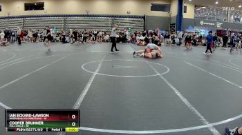 140 lbs Round 2 (8 Team) - Cooper Brunner, Full Circle vs Ian Eckard-Lawson, Riverheads MS Wrestling