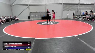 110 lbs Round 1 (4 Team) - Gisele Gallegos, Minnesota vs Katherine Panone, Georgia