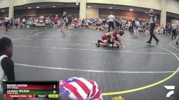 70 lbs Semifinal - Romeo Moten, Ohio Heroes vs Lilyana Wilson, Unattached