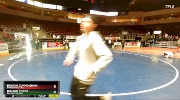 93 lbs Cons. Round 5 - Bryson Cunningham, Payson Wrestling vs Roland Fields, Tucson Cyclones