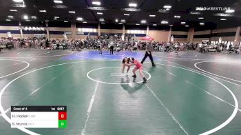 80 lbs Consi Of 4 - Hannah Hocker, Legends Of Gold vs Stellarose Munoz, California Grapplers