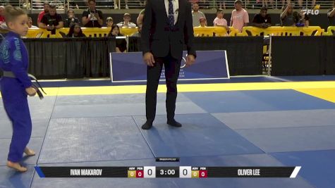 Oliver Lee vs Ivan Makarov 2025 Pan Kids Jiu-Jitsu IBJJF Championship
