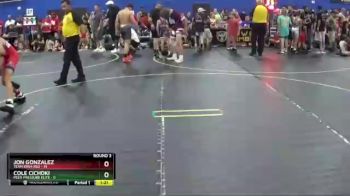 100 lbs Round 3 (6 Team) - Jon Gonzalez, Team Iowa Red vs Cole Cichoki, Peer Pressure Elite