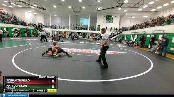 113 lbs Champ. Round 1 - Nate Johnson, Worland vs Adrian Trujillo, Rawlins