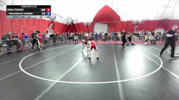 126 lbs Champ. Round 1 - Koda Purney, La Crosse Area Wrestlers vs William Du Chemin, B.A.M. Training Center