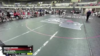 160 lbs Round 1 (4 Team) - Dillon Bartel, Kenyon/Wanamingo vs Keaton Urbanski, Stillwater