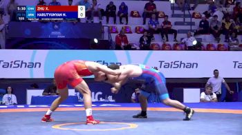 74 kg 1/8 Final - Xiaobing Zhu, China vs Narek Harutyunyan, Armenia