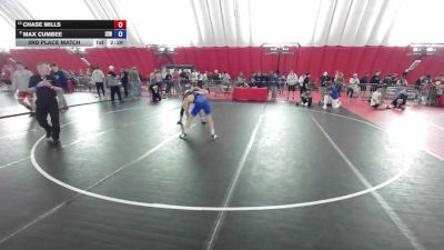 138 lbs 3rd Place Match - Chase Mills vs Max Cumbee, IZZY Style Wrestling